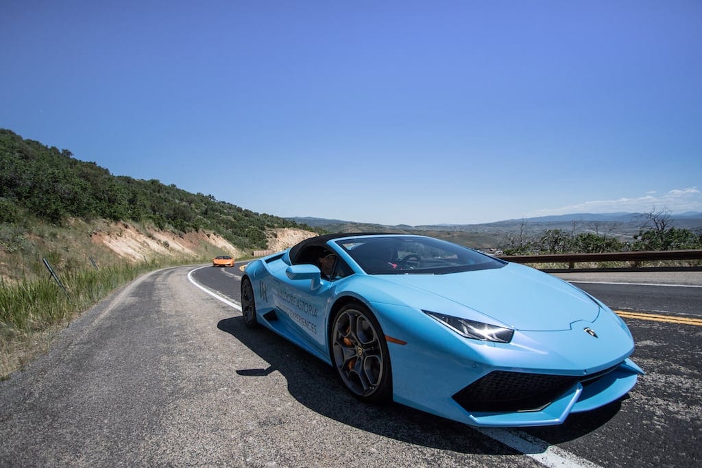 Test drive a Lamborghini when you stay with Waldorf Astoria
