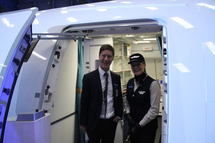 Invigning av SAS nya Airbus A330 med nya stolar och kabiner i alla klasser - 5