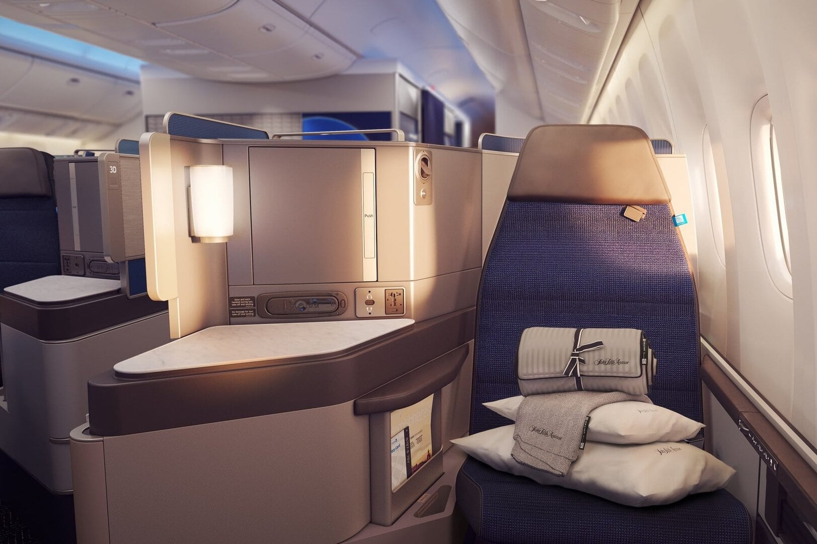 United’s new Polaris Business Class takes to the skies