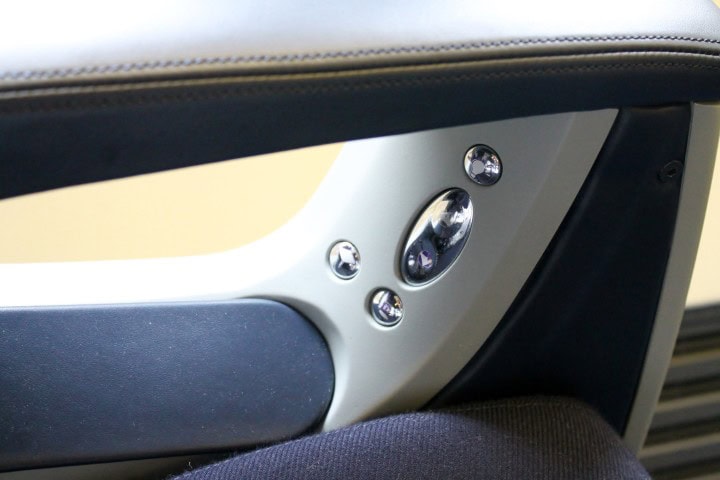 Invigning av SAS nya oljelinje, all-business class Stavanger-Houston - All-business class med endast 44 stolar ombord - 3