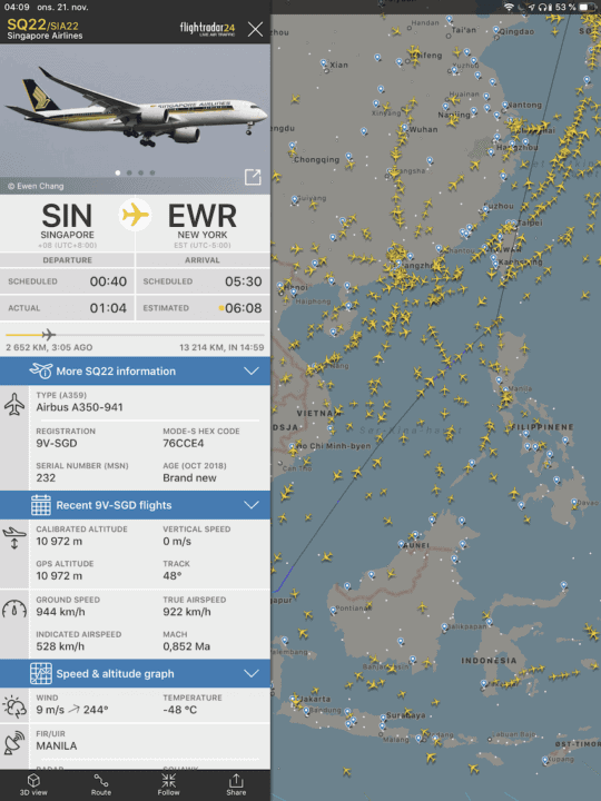 BusinessClass testar världens längsta non-stop flygning - 21
