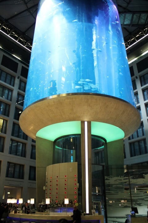 Radisson Blu Hotel Berlin - A stunning hotel with the world's largest cylindrical aquarium - General information and Location - 1