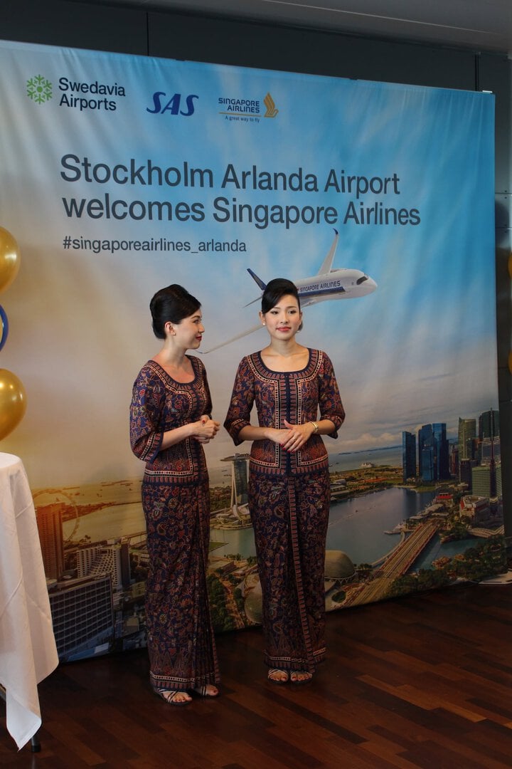 Premiere for Singapore Airlines nye Stockholm-rute