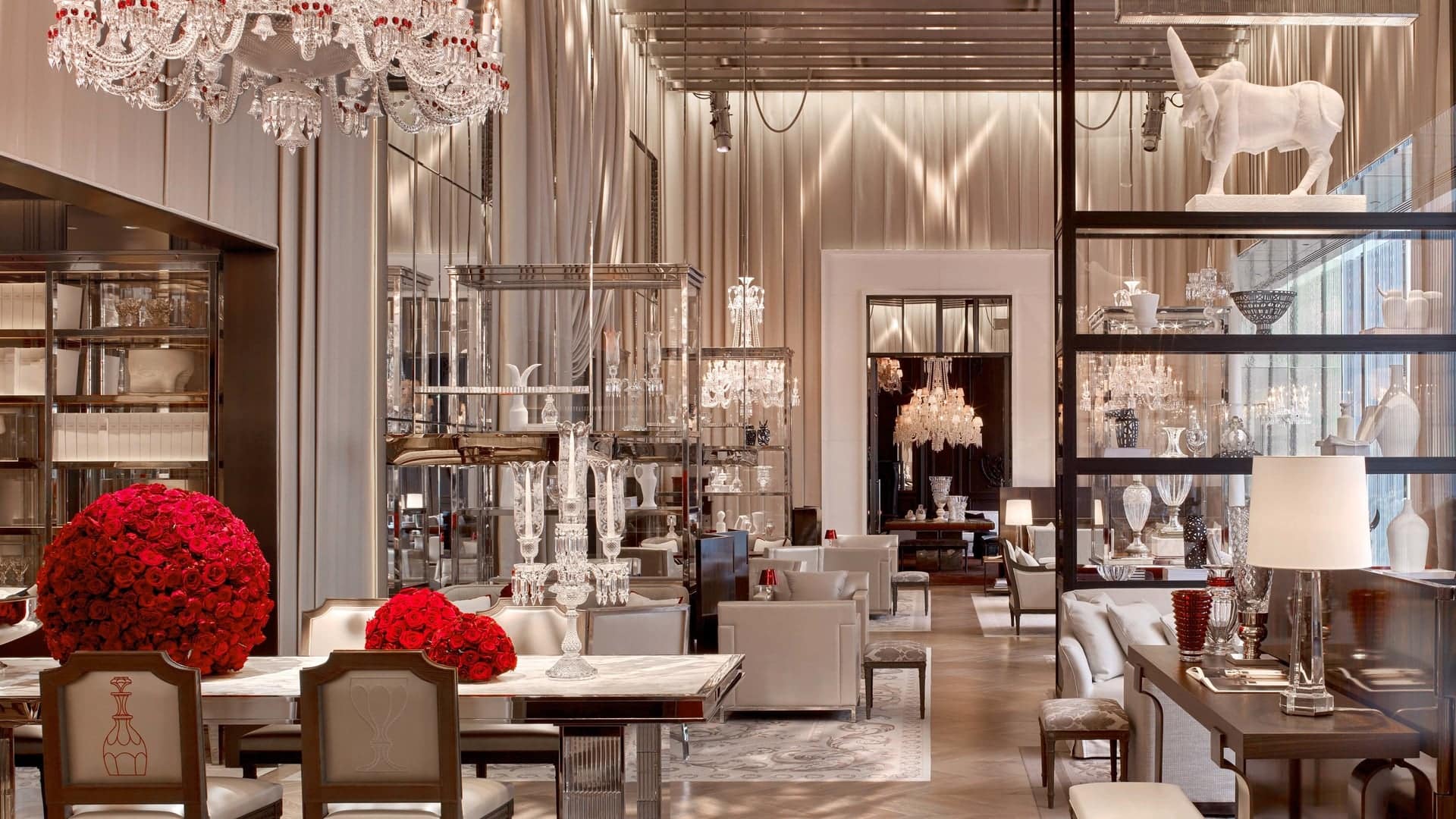 The grand salon at the baccarat hotel new york