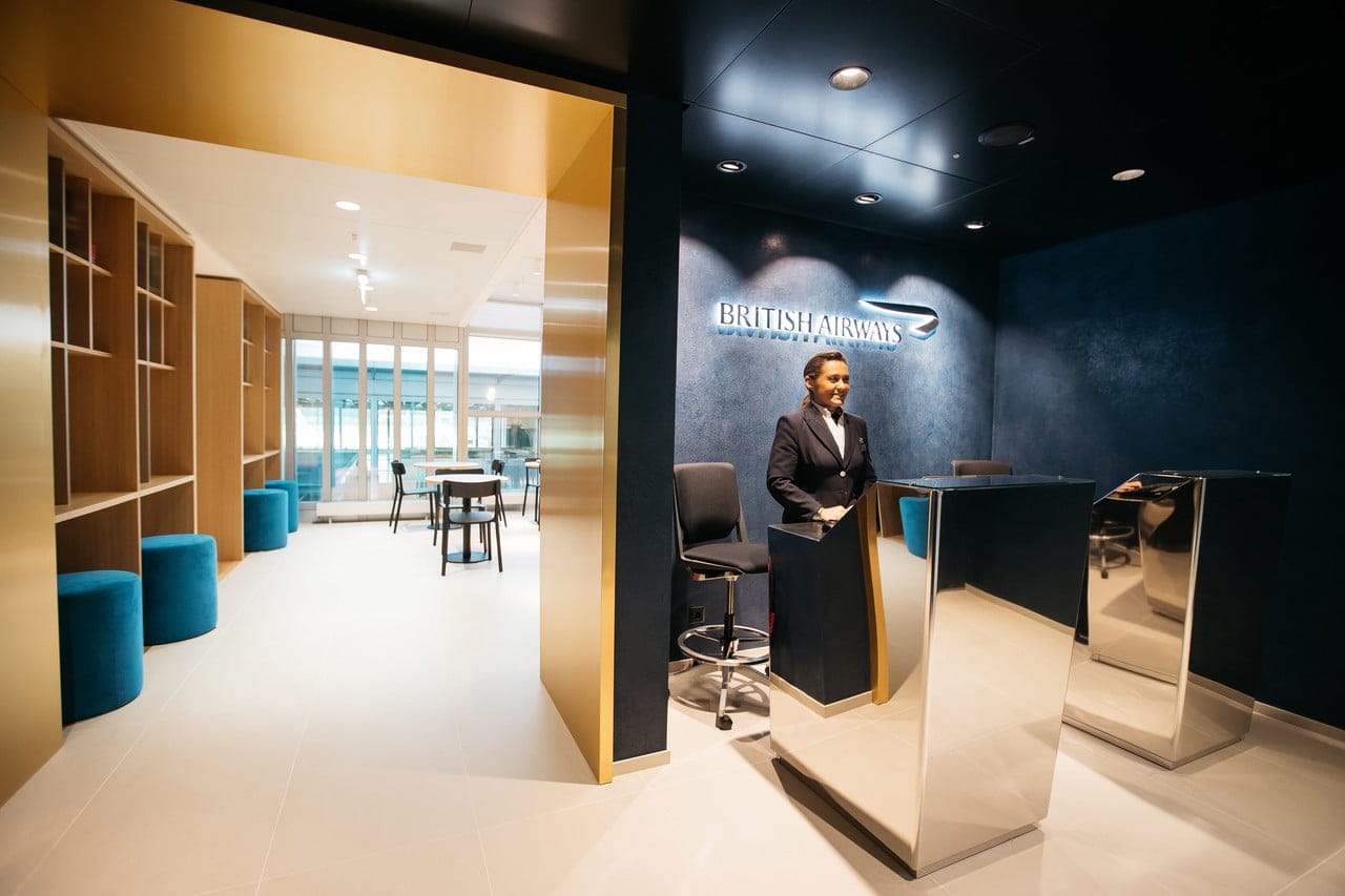 New British Airways luxury lounge in Geneva