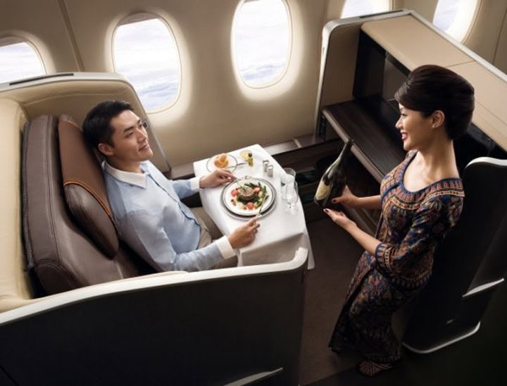 Singapore Airlines serves the best wine in the air
