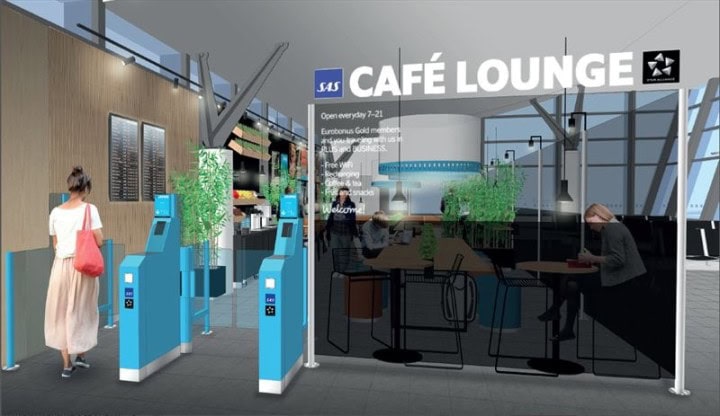 SAS første cafélounge kommer til april - i Trondheim