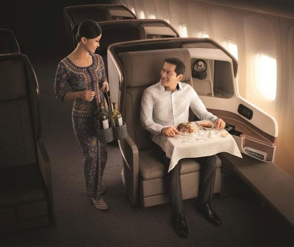Singapore Airlines har bästa vinkällaren i luften