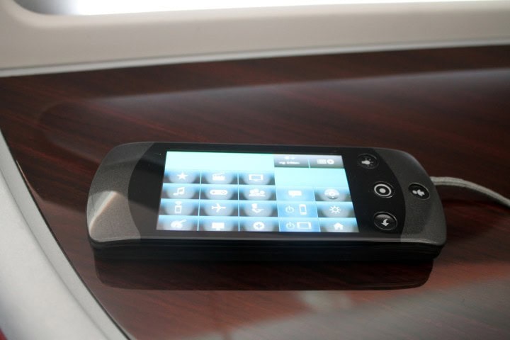 En titt i Qatar Airways Boeing 787 Dreamliner - Business Class på Qatar Airways Dreamliner - 3