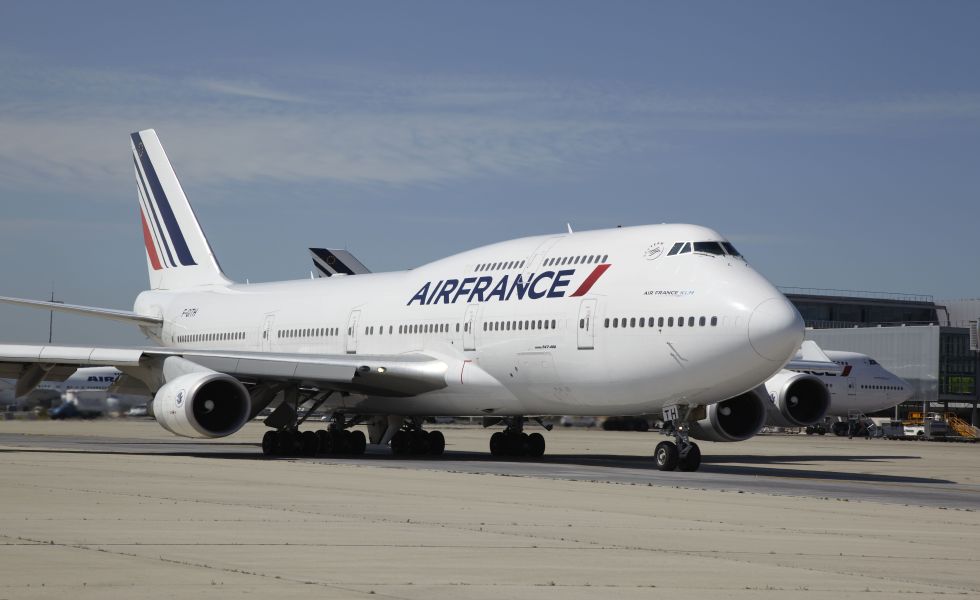Kliv ombord på en unik flygning med Air France B747, en veritabel Tour de France