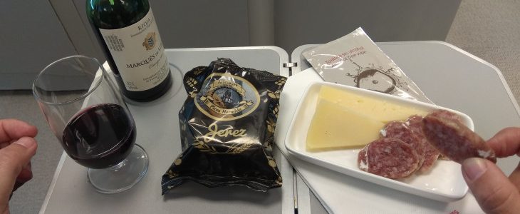 Tapas ombord flygningar med Iberia