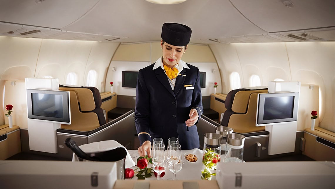 Airline review Beverages - Lufthansa - 0