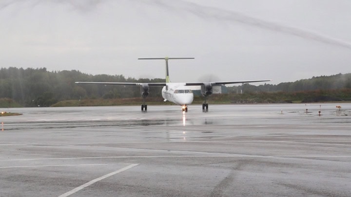Premiär för Air Baltic på Bromma flygplats - med nya linjer till Riga och Vilnius