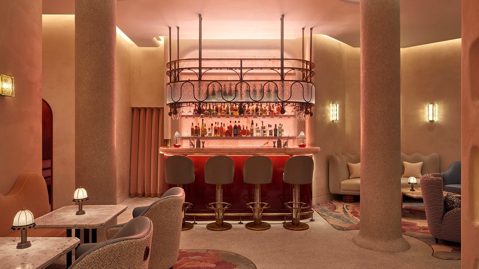 inside view of Red Room, The Connaught Hotel