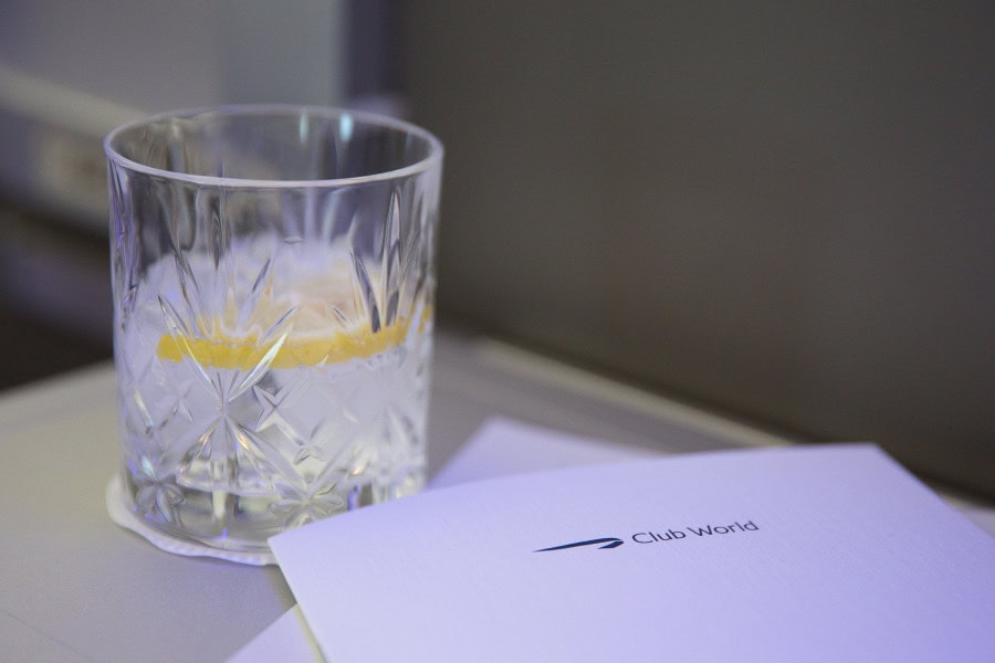 Airline review Beverages - British Airways - 2
