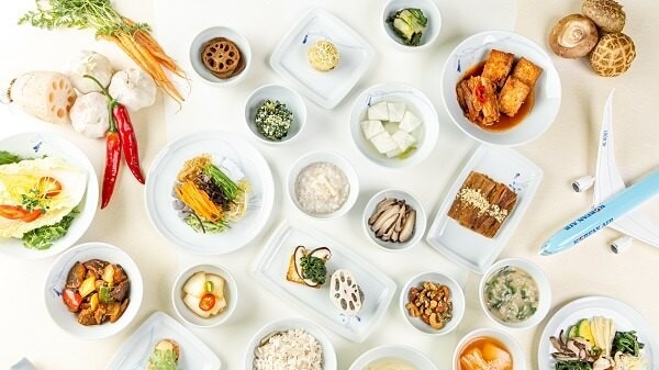 Korean Air introduces Korean-style vegan meals
