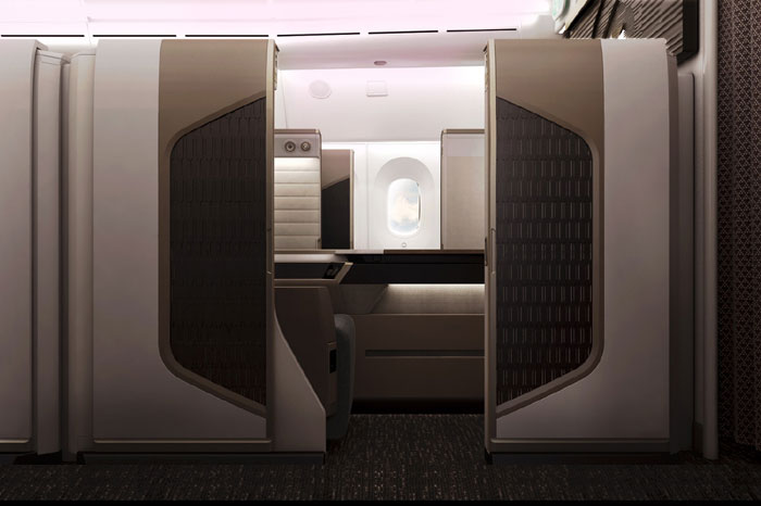 Oman Air Unveils New First Class "Mini Suite"