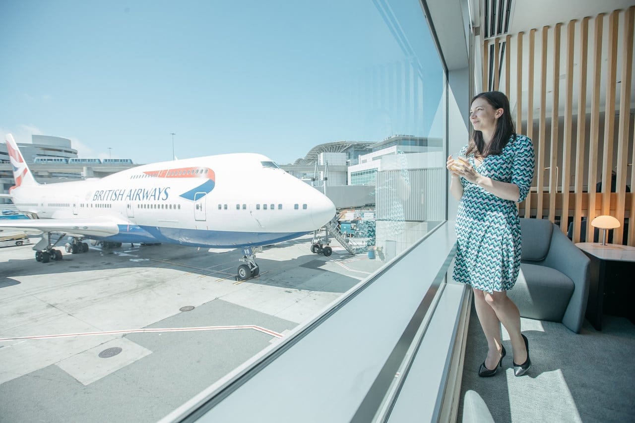 New British Airways lounge facilities in San Franscisco