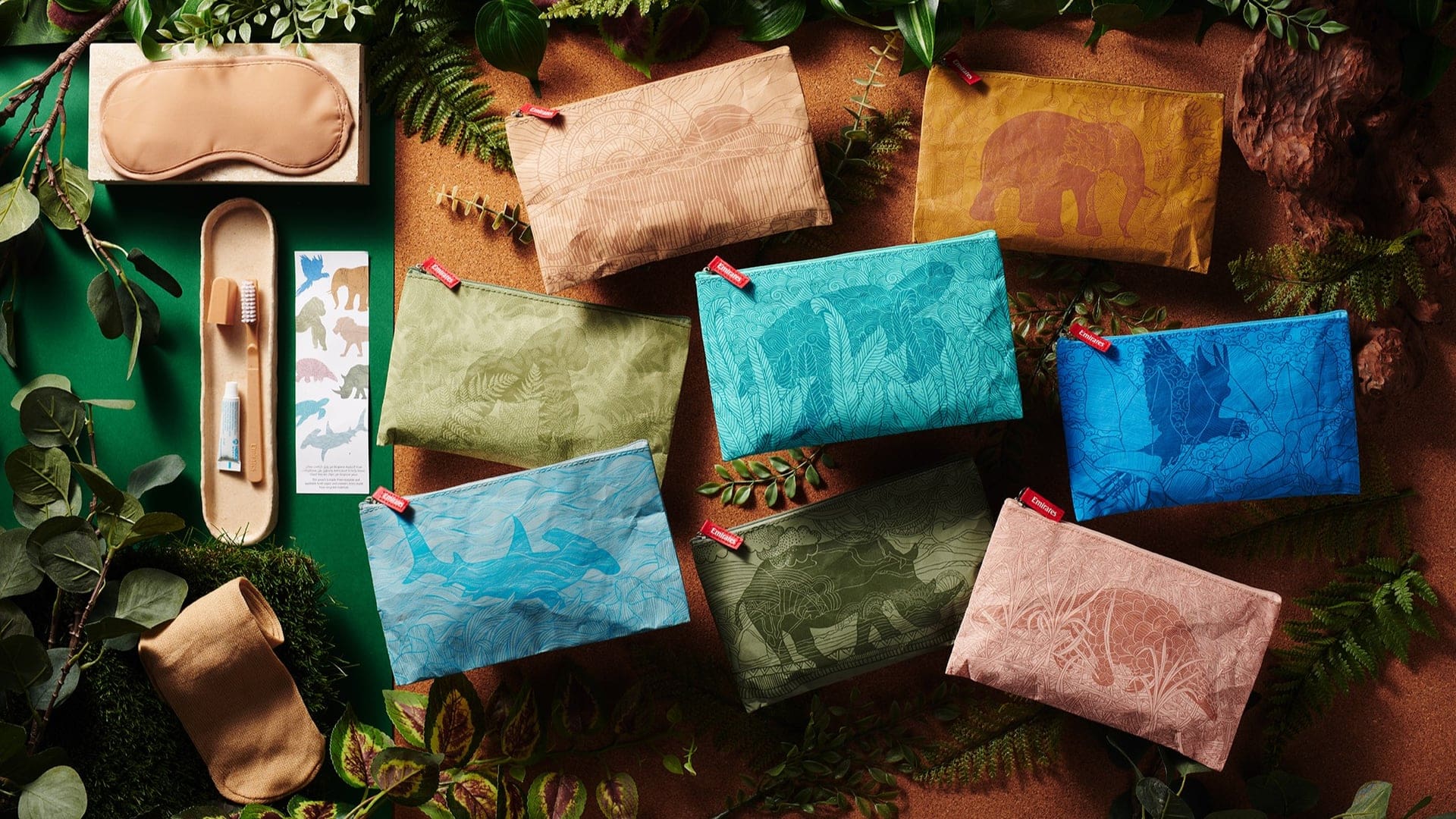 Emirates offers amenity kits highlighting endangered species