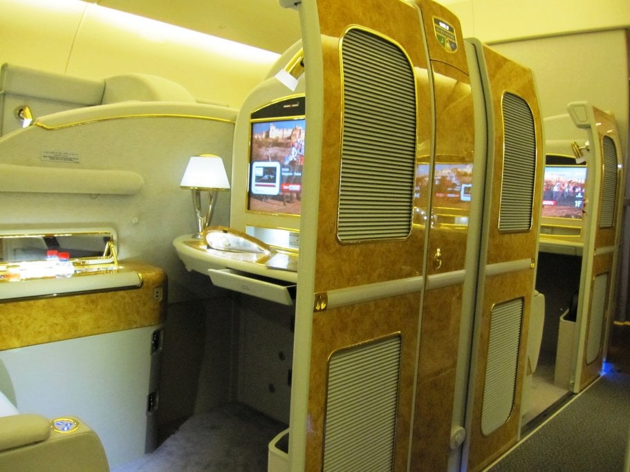 Det lyxigaste flygindustrin kan erbjuda? En test av Emirates svit i första klass