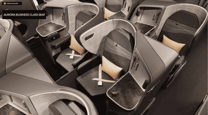 Turkish Airlines med en uppgraderad affärsklasskabin - 2