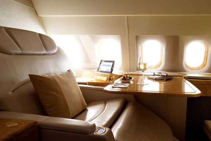 A look in Emirates new private jet - with private suites, shower and lounge - 2