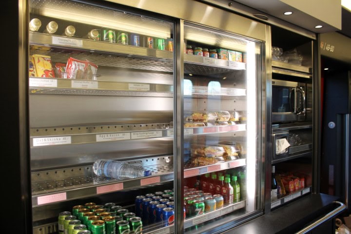 Test: MTR Express - nya tågoperatören mellan Stockholm och Göteborg - Café ombord - 2