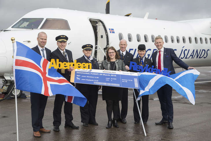 Icelandair launches flights from Aberdeen to Reykjavik