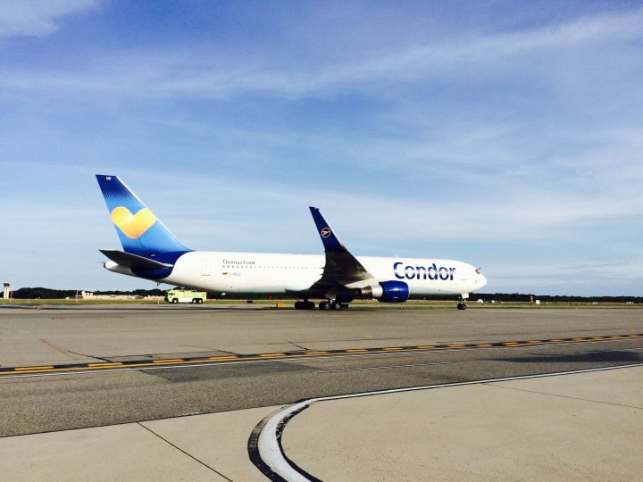 Condor Airlines Boeing B767-300ER Business Class Providence, Rhode Island, USA-Frankfurt - 2