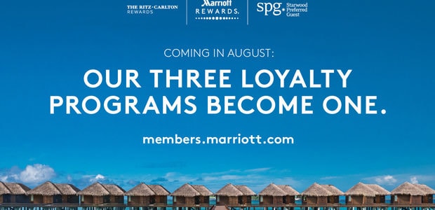 Marriott Rewards, The Ritz-Carlton Rewards och Starwood Preferred Guest slås ihop till ett lojalitetsprogram