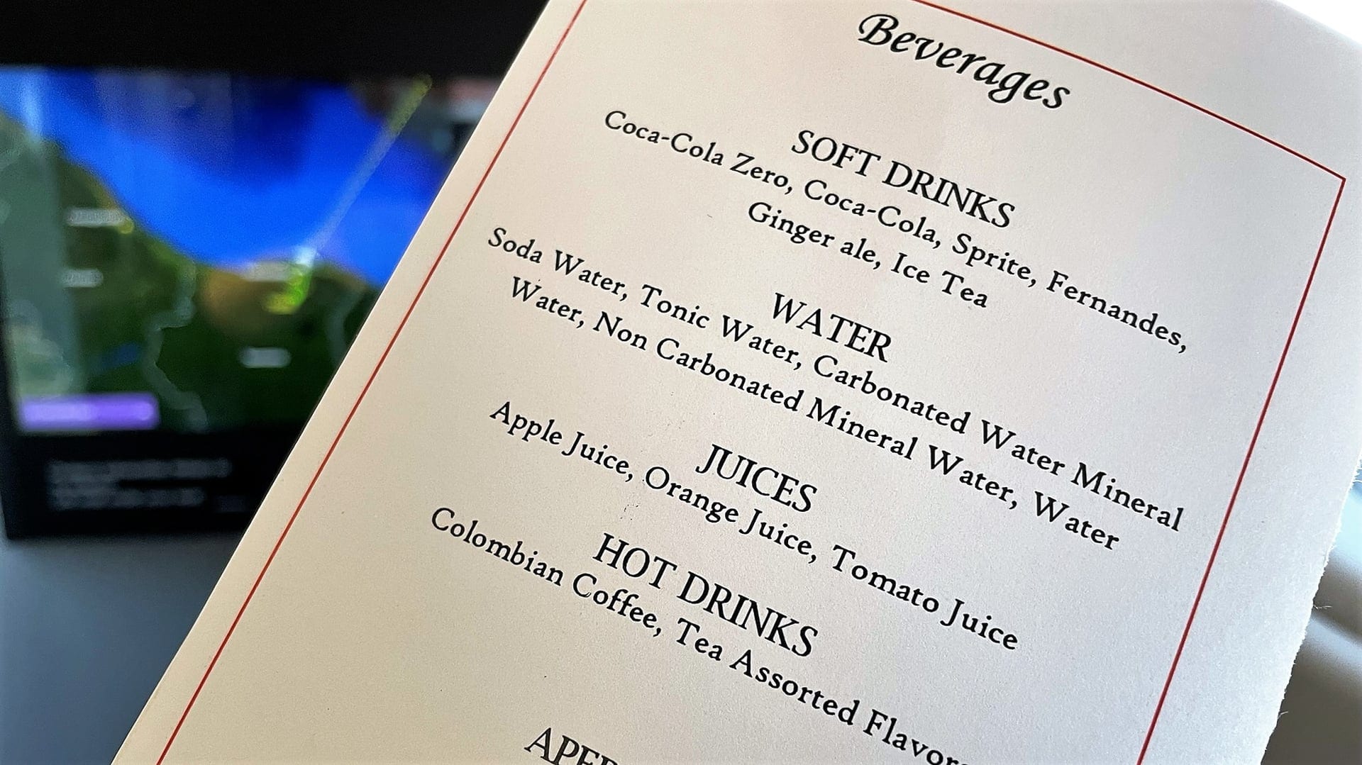 Airline review Beverages - Surinam Airways - 6