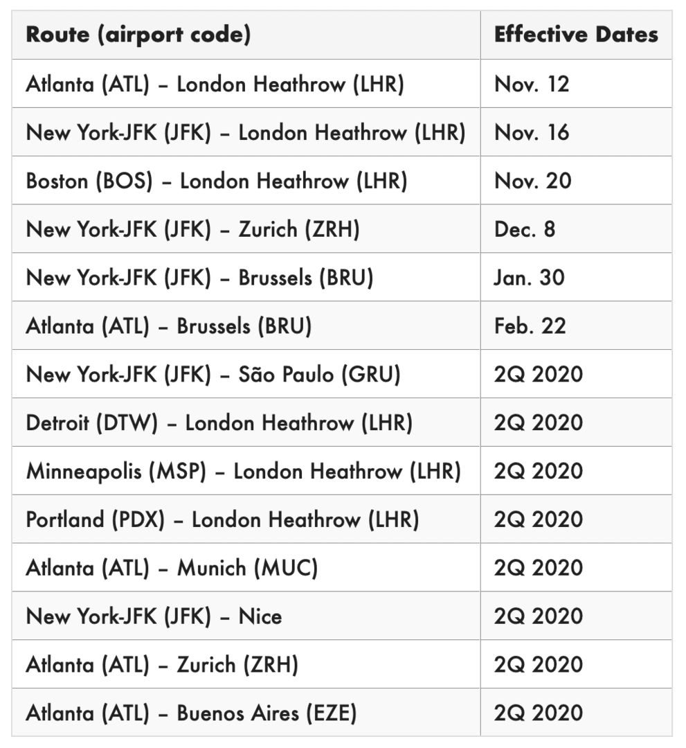 Delta rolls out latest cabins to Europe - 1