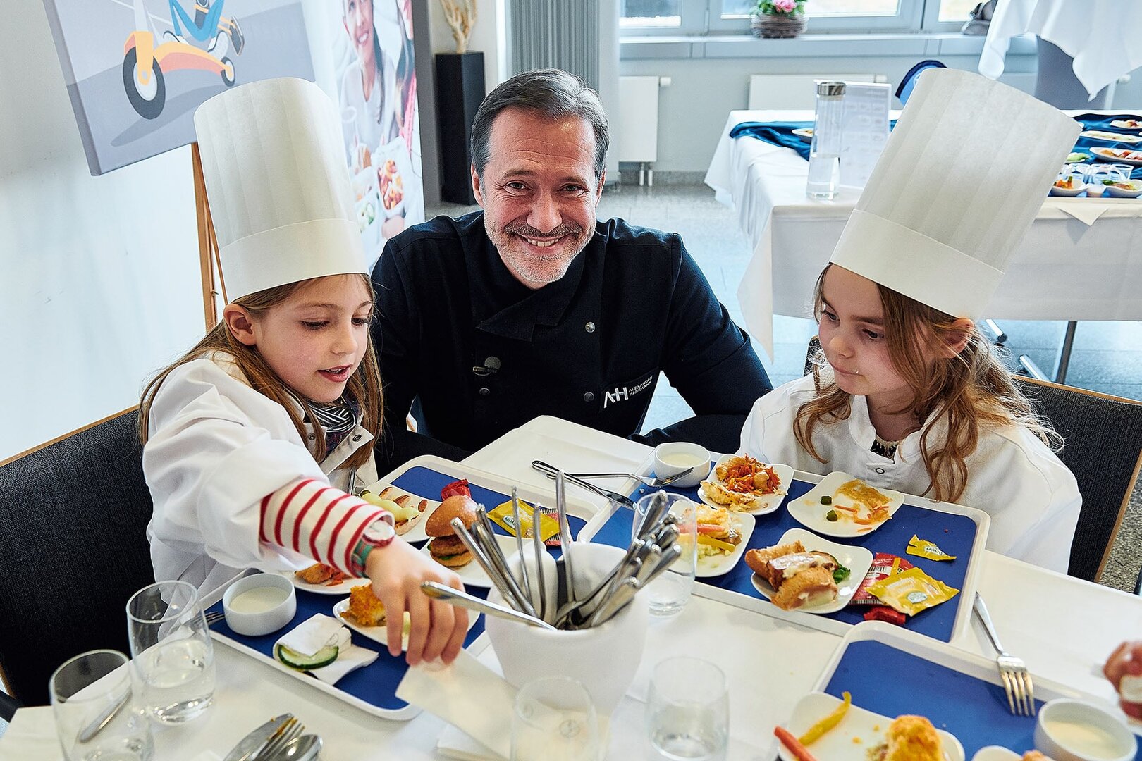 Alexander Hermann creates children’s menus for Lufthansa