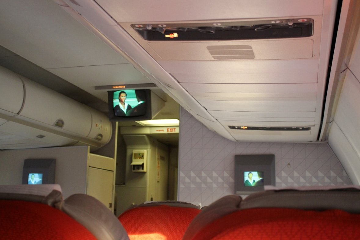 En sista flygning med Ethiopian Airlines business class Stockholm-Rom - 8
