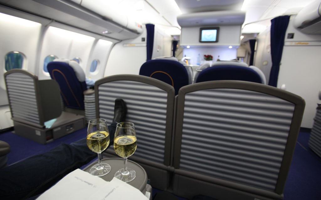 Första klass till New York del 2: Lufthansa First Class A340-600 - 5