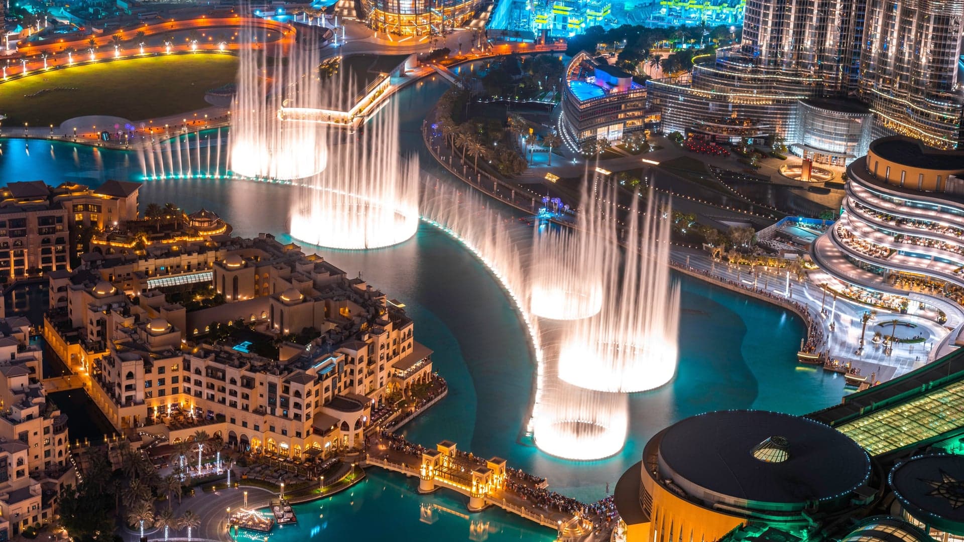 fountain show in dubai