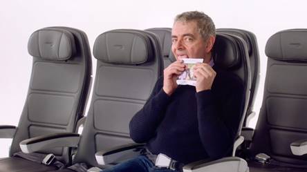 Kändisar demonstrerar säkerhet hos British Airways