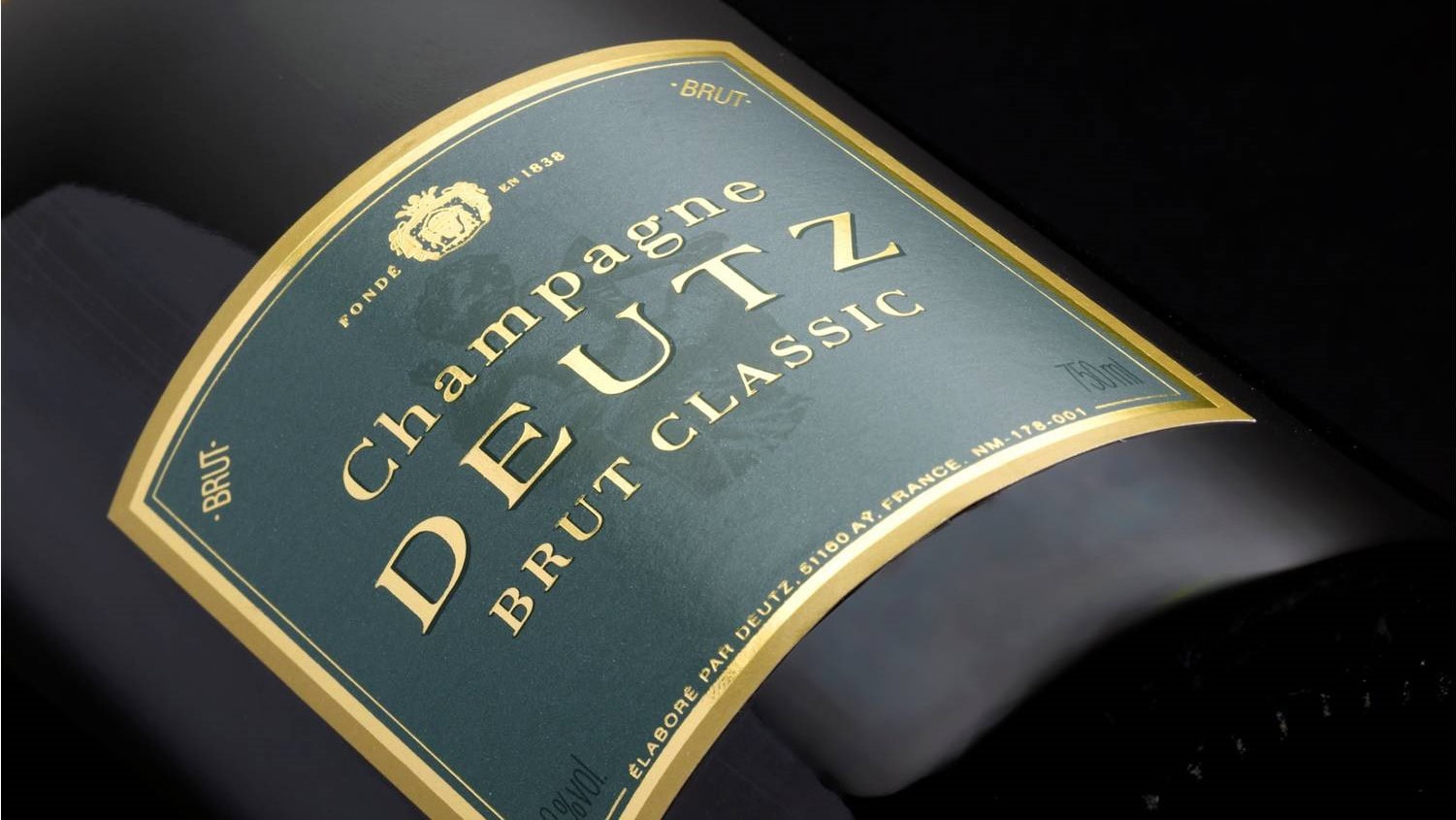 Champagne deutz brut classic flask