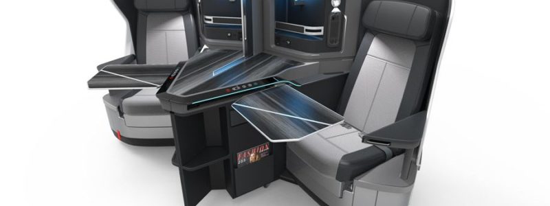 KLM visar upp sitt nya säte i affärsklass för sina nya B787-10 Dreamliner