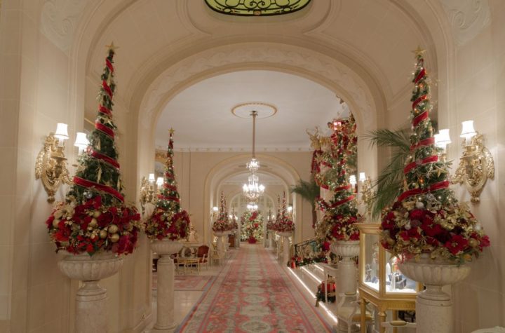 A 25ft Christmas tree at The Ritz London
