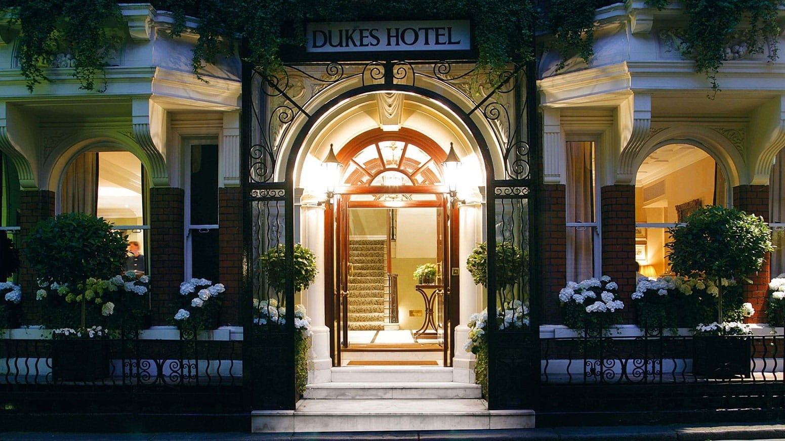 Front entrance of the dukes, london