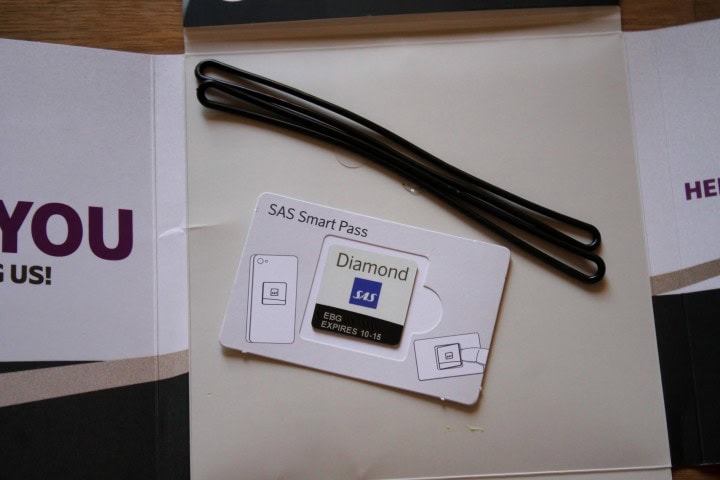 Första bilderna på välkomstpaketet för EuroBonus Diamond - 5