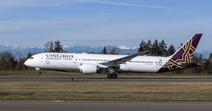 Rising star Vistara unveils their new B787-9 Dreamliner - 1