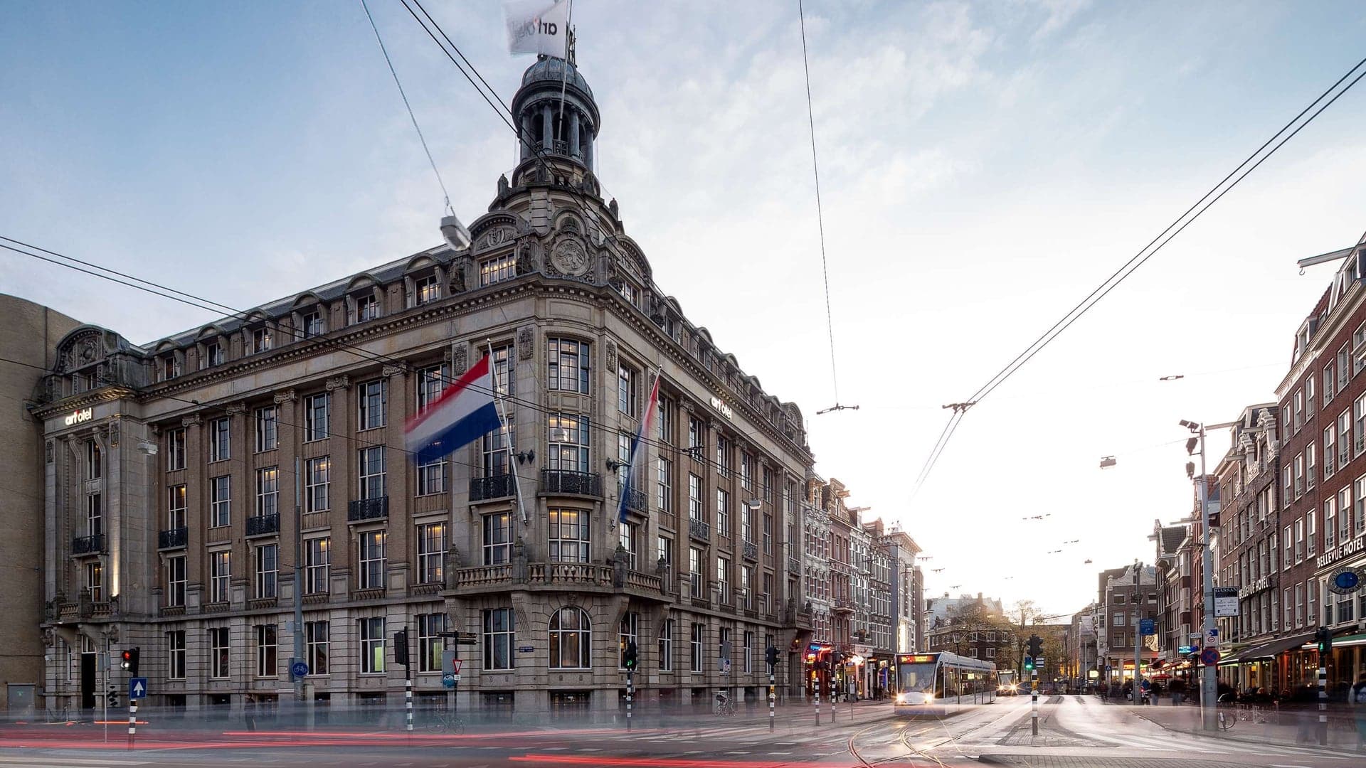 Art'Otel Amsterdam seen from the street