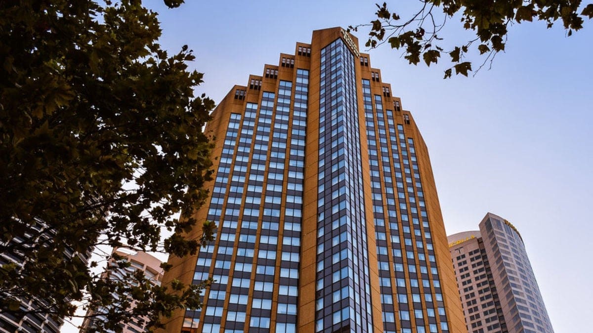 Outside four seasons hotel sydney