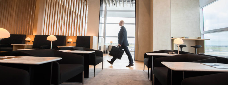 En första titt på British Airways nya lyxiga lounge i Rom