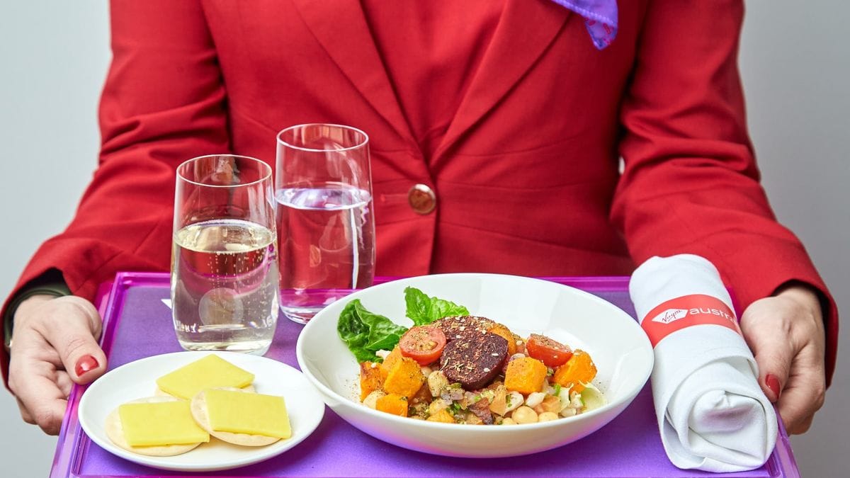 Airlines News - Virgin Australia - new Business Class menu
