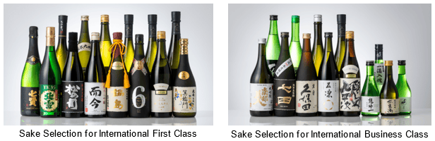 ANA launches new Sake selections