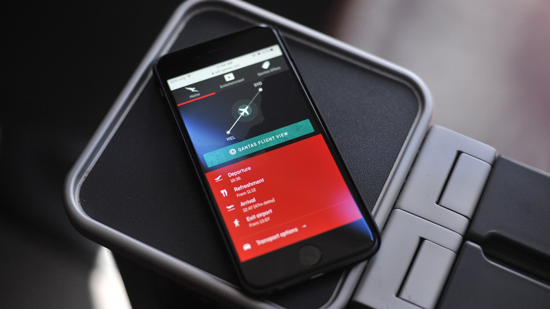 Airline review Entertainment - Qantas - 2