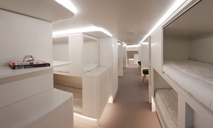Airbus Unveils Cargo Area Bunk Beds For Passengers - 1